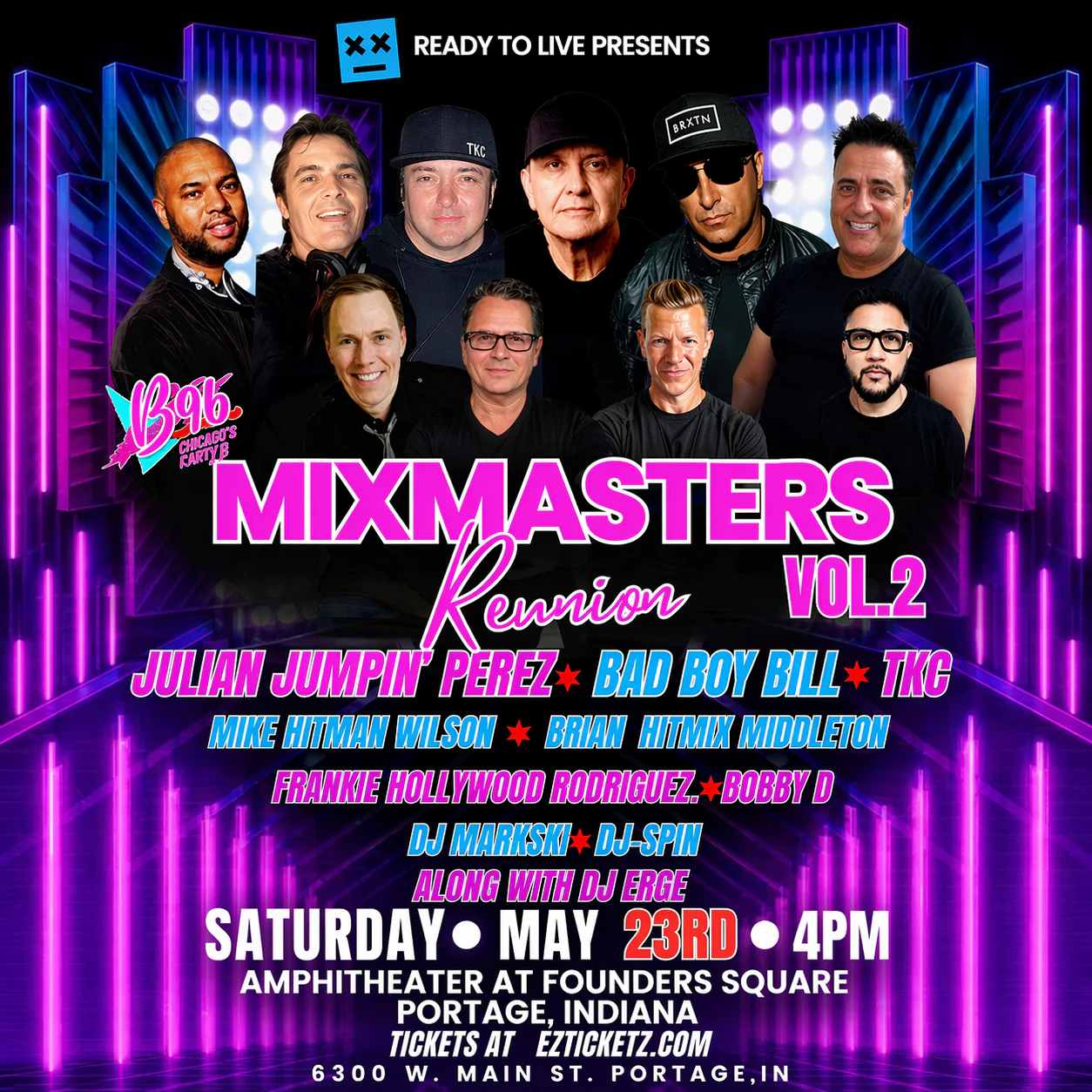 B96 Mixmasters Reunion Vol. 2 at Founders Square Amphitheater